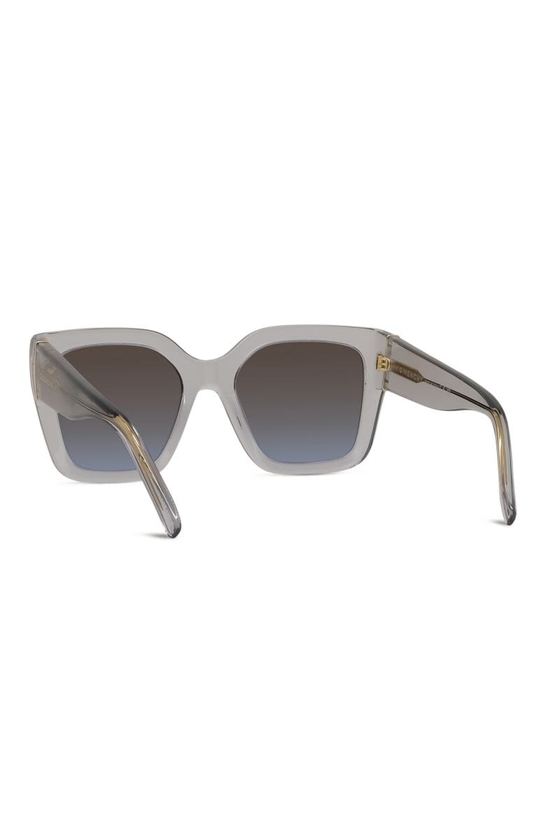 Bold 53mm Square Sunglasses, Alternate, color, GREY/ OTHER / GRADIENT BLUE