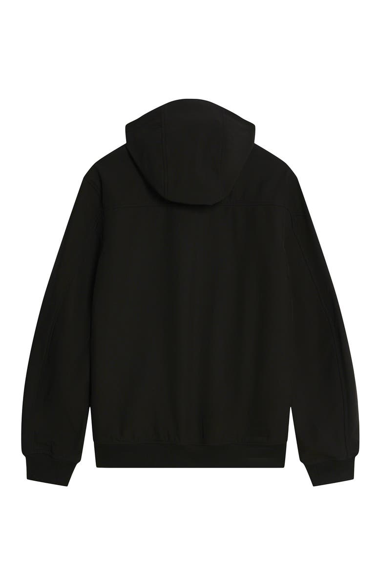 Lyle & Scott Mesh Back Long Sleeve Softshell Jacket, Alternate, color, Jet Black