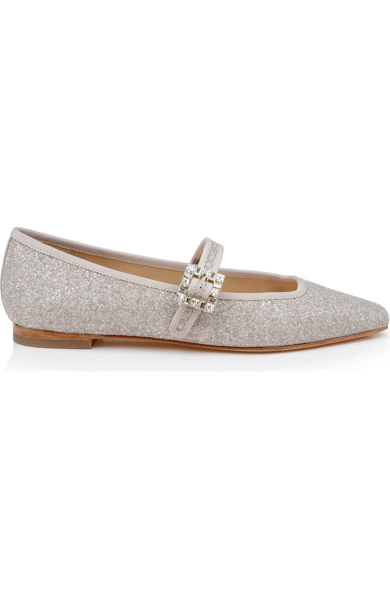 Badgley Mischka Collection Brystol Mary Jane Flat, Alternate, color, Champagne Fabric