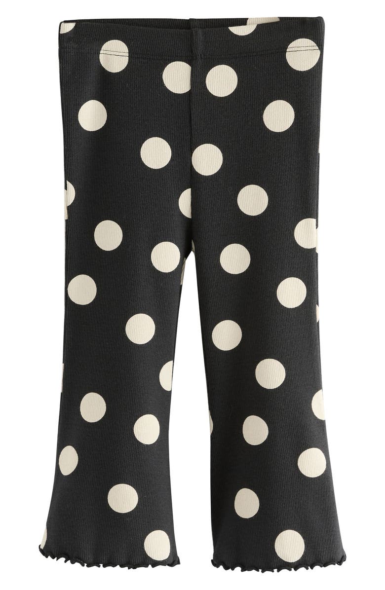 NEXT Kids' Assorted 5-Pack Rib Flare Leggings, Alternate, color, Black/White