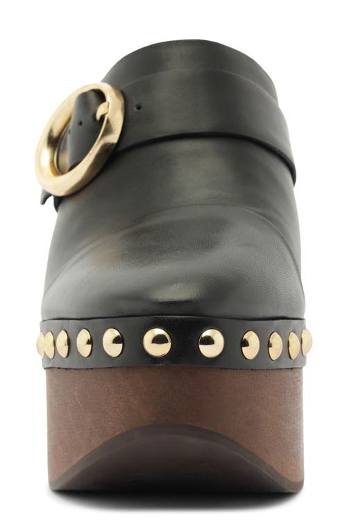 Schutz Piper Ankle Strap Platform Sandal In Black