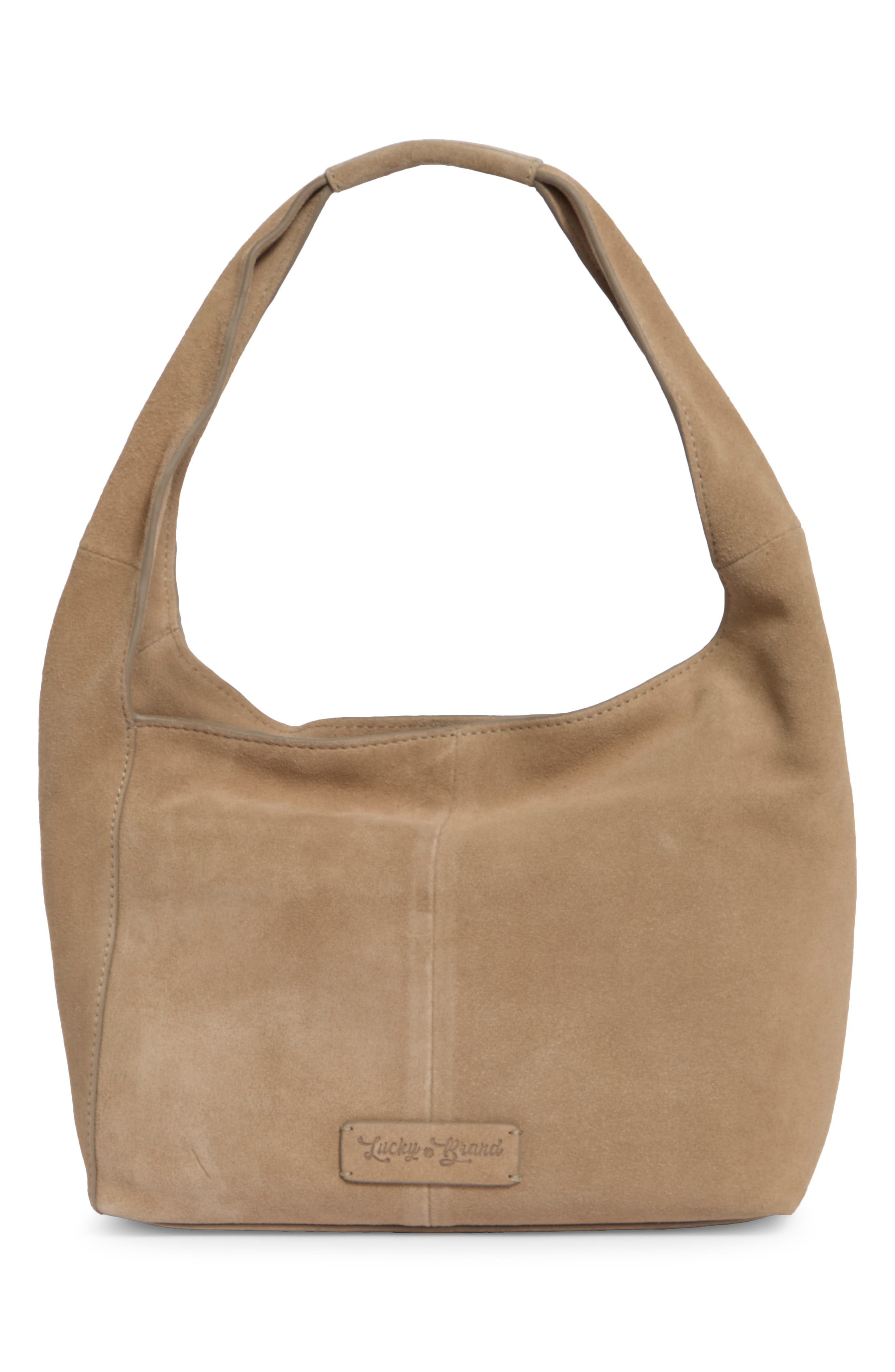 Clem Small Suede Shoulder Bag, Alternate, color, TUSCANY SOFT COW SUEDE LE