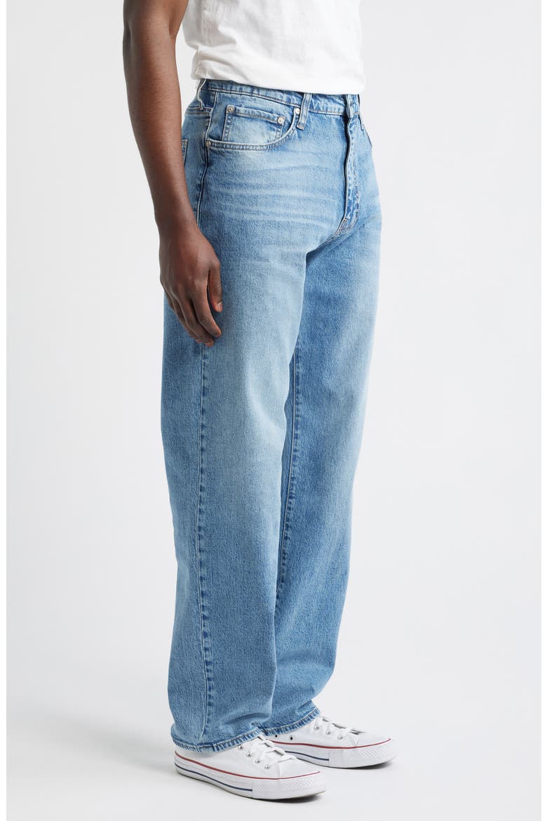 Marcel Relaxed Straight Leg Jeans, Alternate, color, LIGHT BRUSHED CLASSIC BLUE