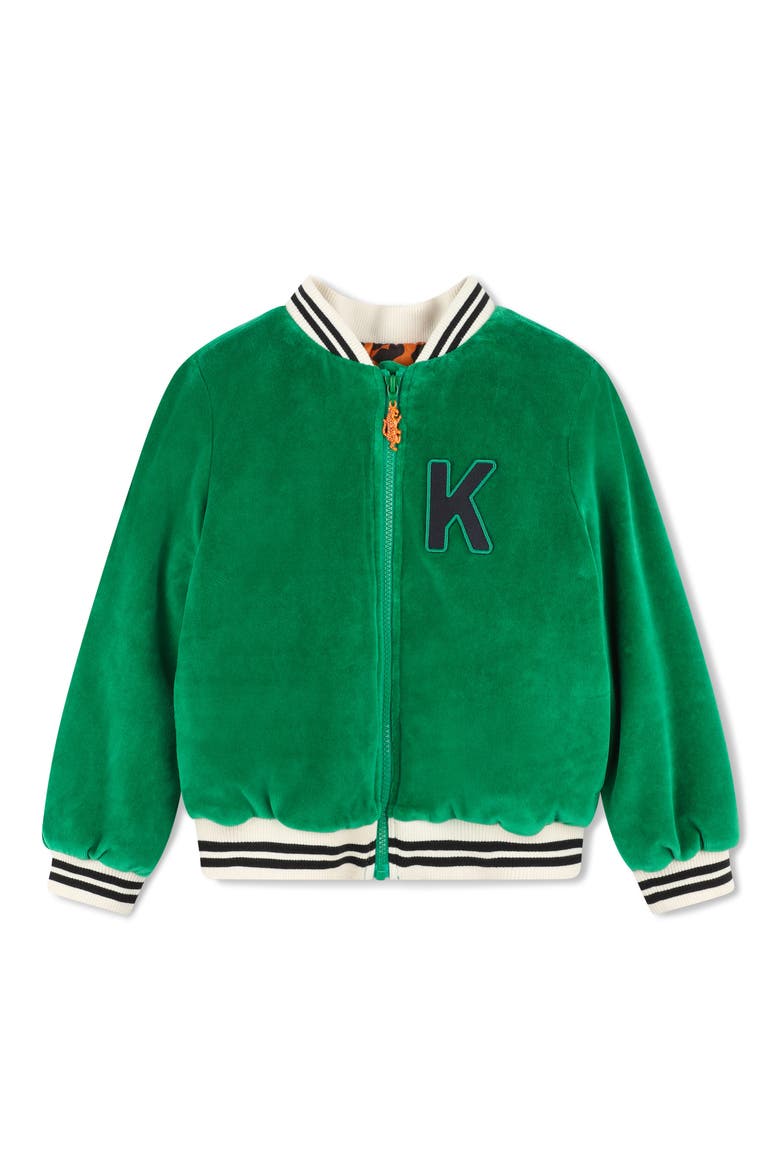 Kids' Velveteen Jacket, Main, color, GREEN