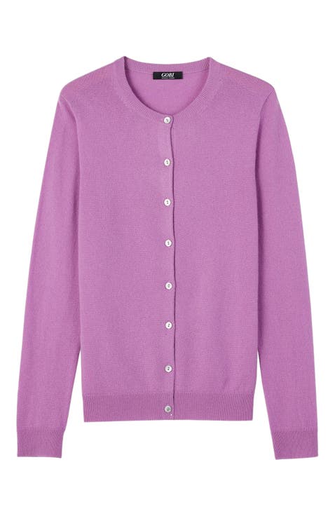 Essential Cashmere Crewneck Cardigan