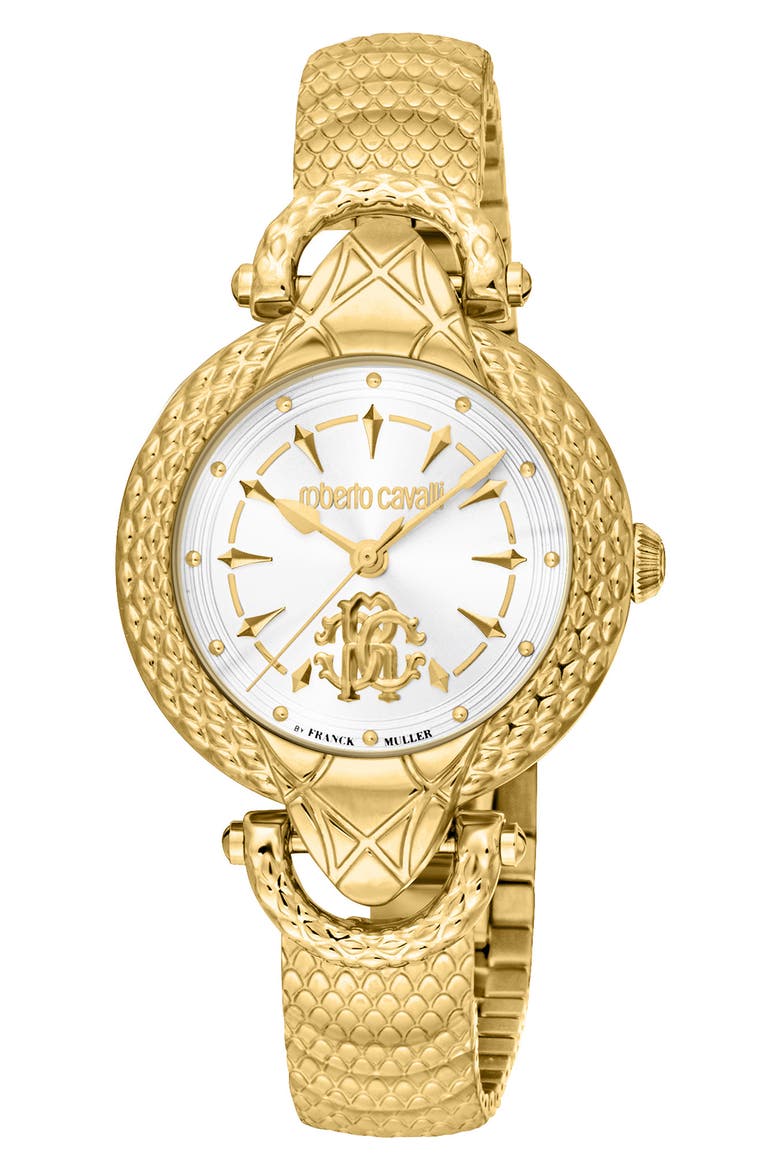 Swiss Quartz Bracelet Watch, 32mm, Main, color, GOLD
