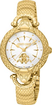Roberto Cavalli by Franck Muller Swiss Quartz Bracelet Watch, 32mm
