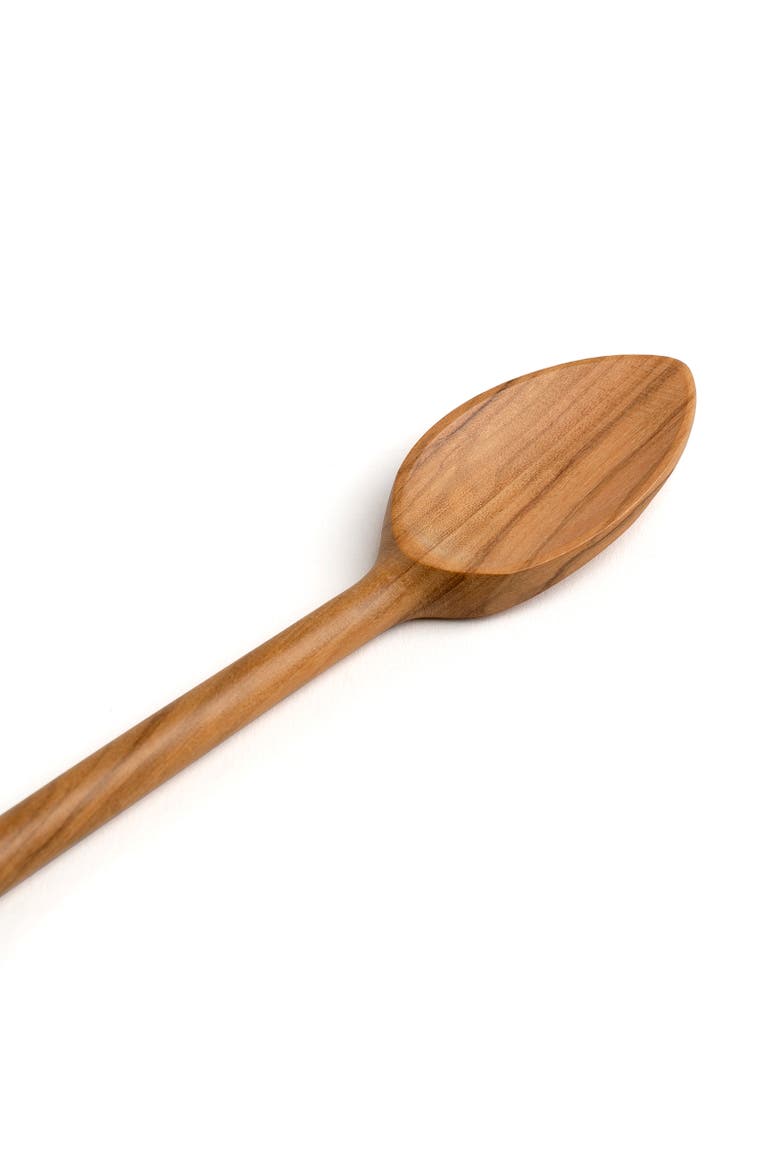 Handcrafted Olive Wood Cooks Spoon, Alternate, color, 10 inch