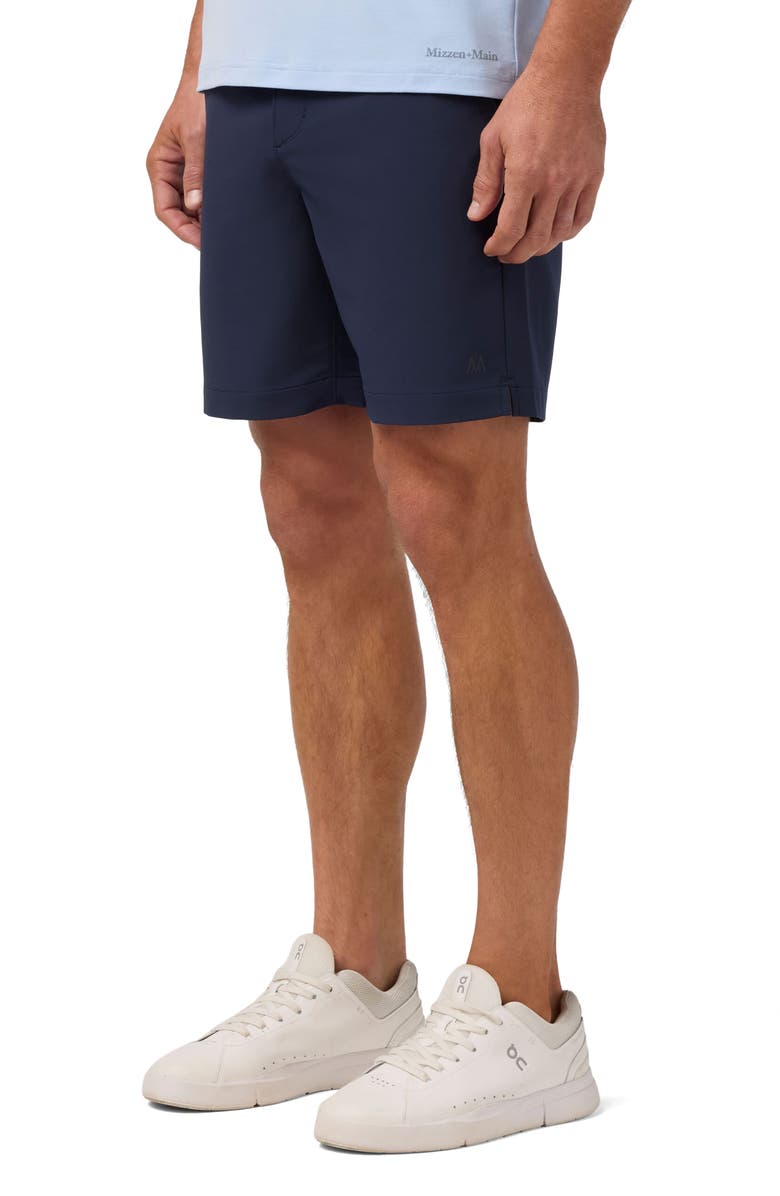 Mizzen+Main Deck Performance Shorts, Alternate, color, Navy Solid