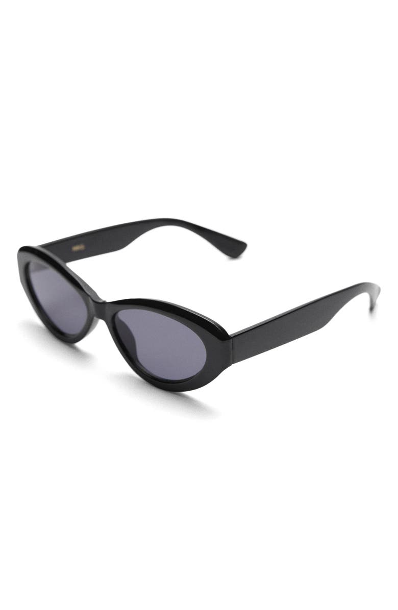 MANGO Oval Sunglasses, Alternate, color, 