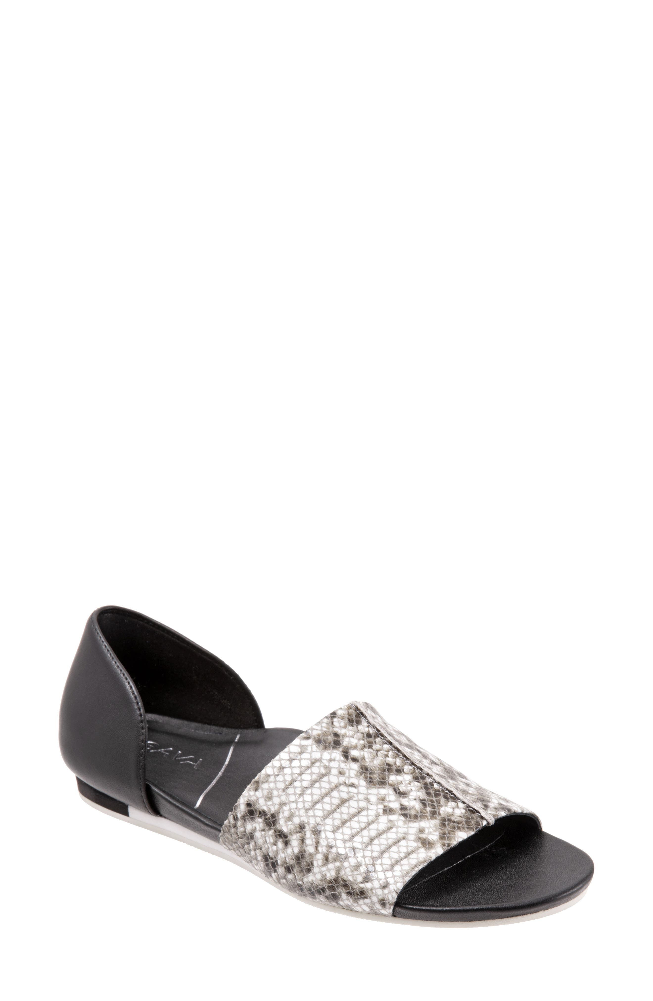 Calera Sandal, Main, color, BLACK/ GREY