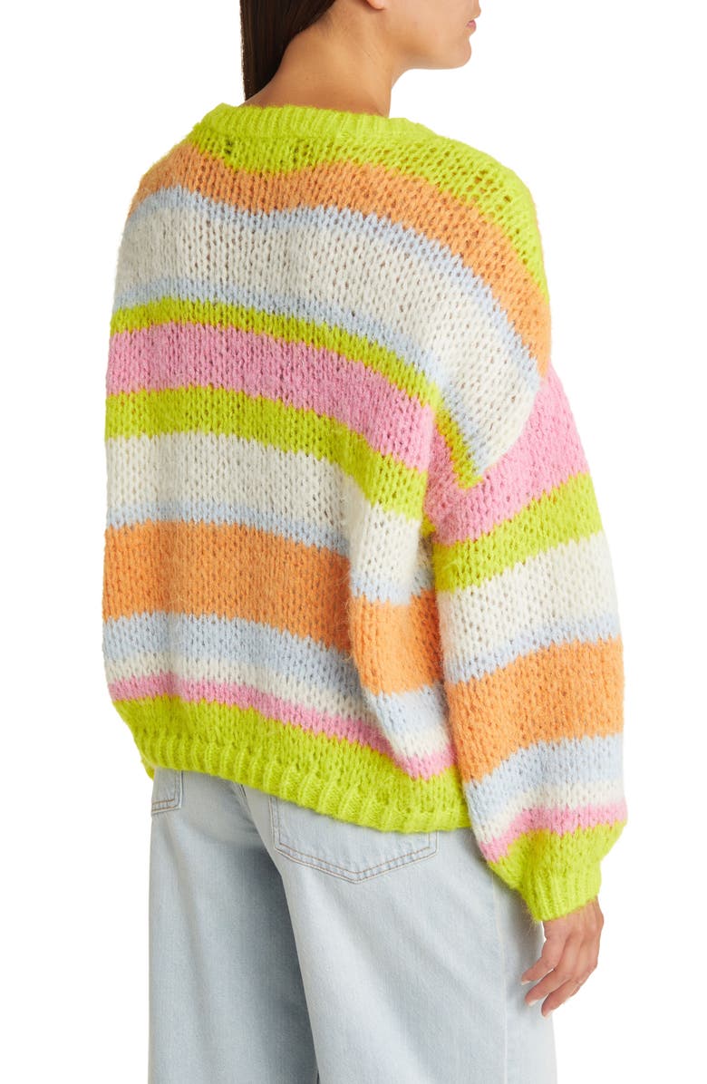 VERO MODA Laney Stripe Pullover Sweater, Alternate, color,