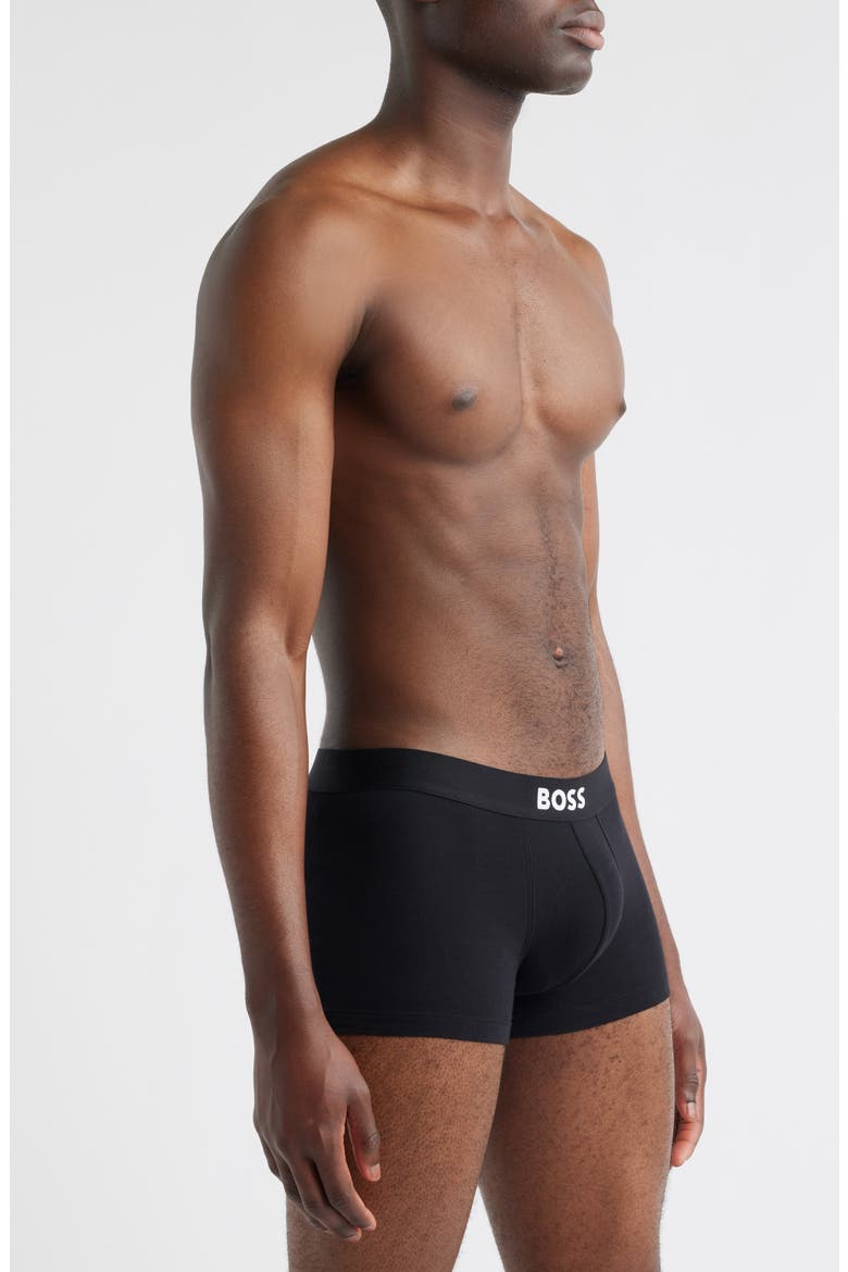 3-Pack BOSS ONE Trunks, Alternate, color, BLACK/ BEIGE/ WHITE
