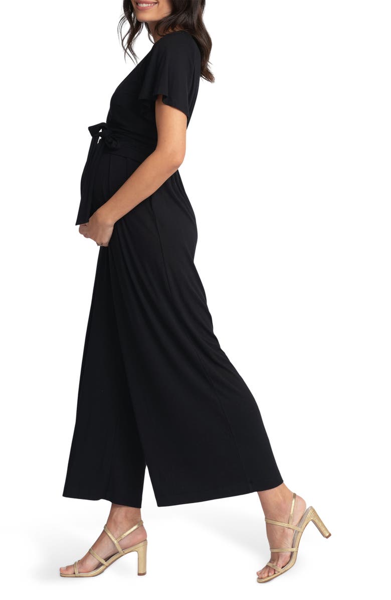Seraphine Wide Leg Maternity Jumpsuit, Alternate, color, 