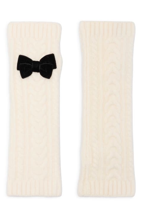 Velvet Bow Arm Warmer