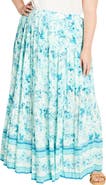 City Chic Pretty Thing A-Line Maxi Skirt