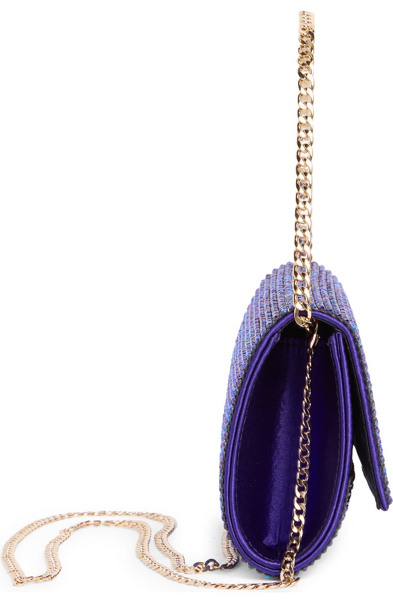 Olga Berg Liv Crystal Clutch, Alternate, color,