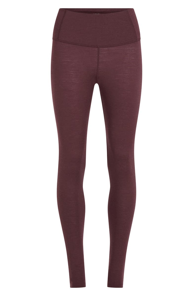 Icebreaker 200 Oasis High Waist Leggings, Alternate, color, Java