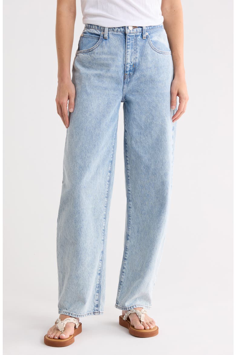 High Waist Barrel Jeans, Main, color, SCENE