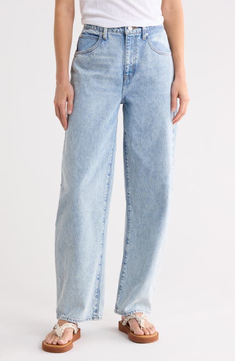 High Waist Barrel Jeans