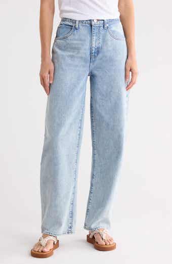 FRAME High Waist Barrel Jeans