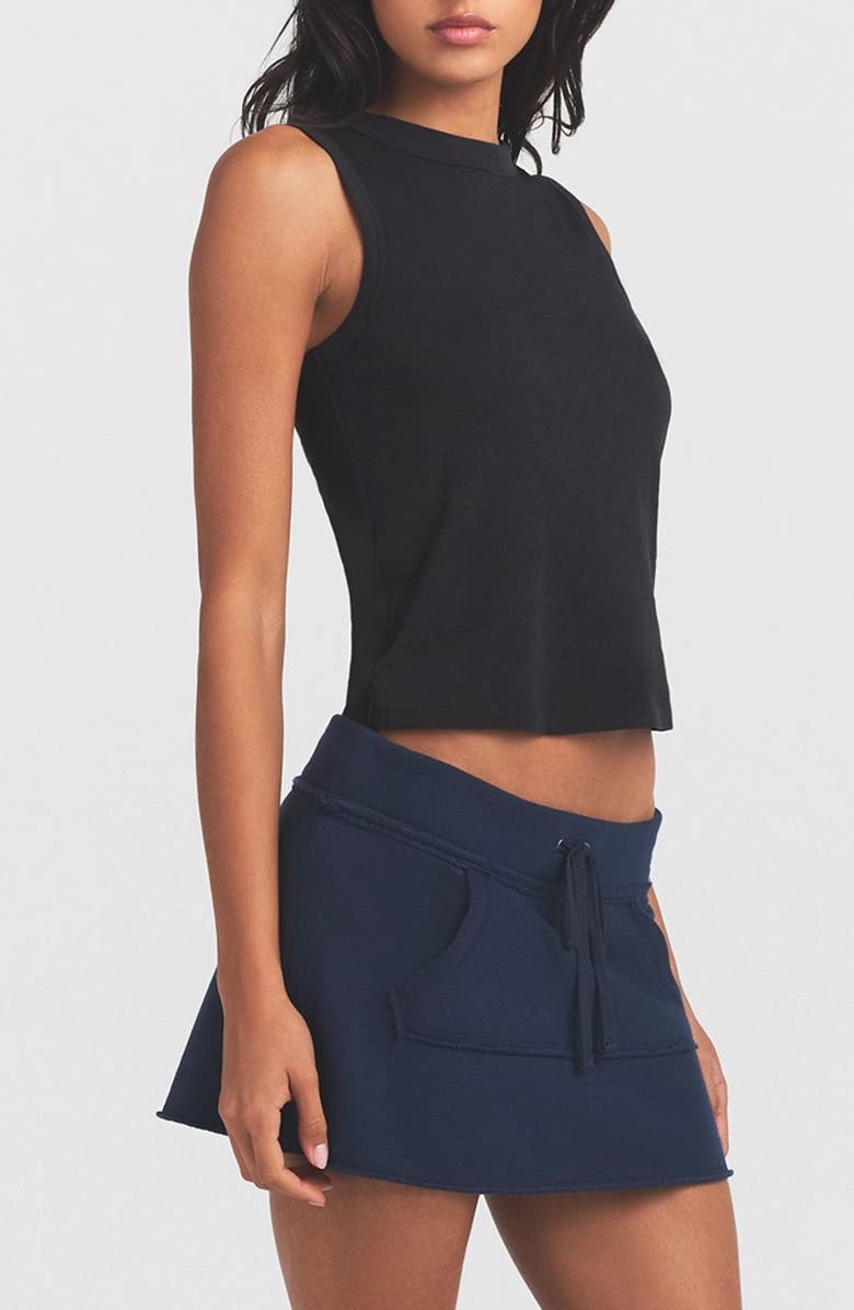 SKIMS High Crewneck Tank, Alternate, color, Washed Onyx