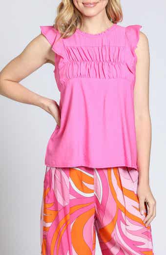 Smocked Flutter Sleeve Top