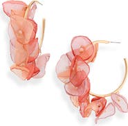 NATASHA Petal Hoop Earrings