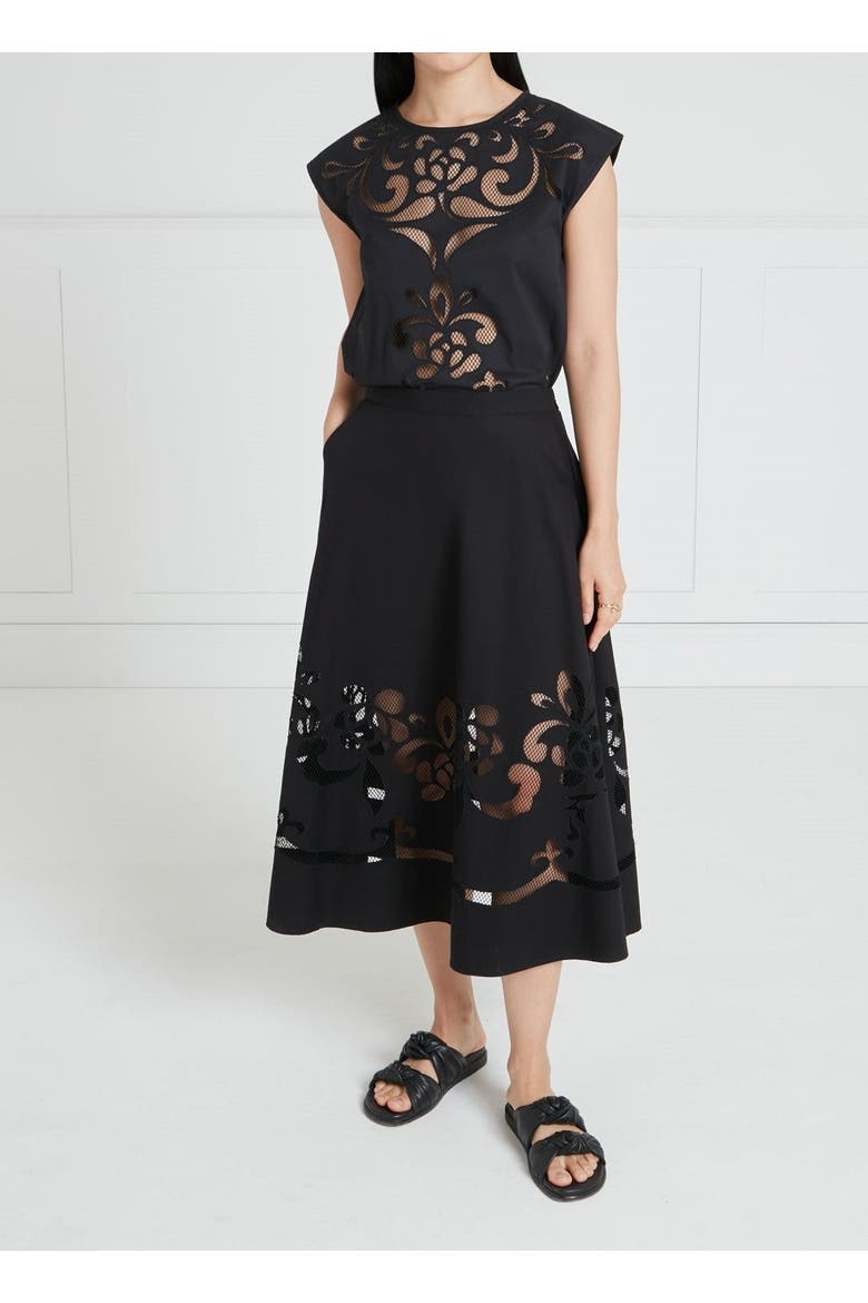 Nelle Skirt, Main, color, Black