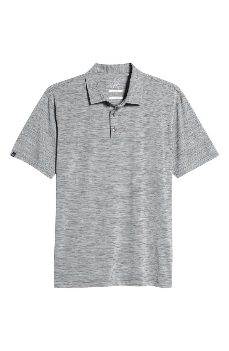 Swannies Parker Golf Polo, Alternate, color, Gray