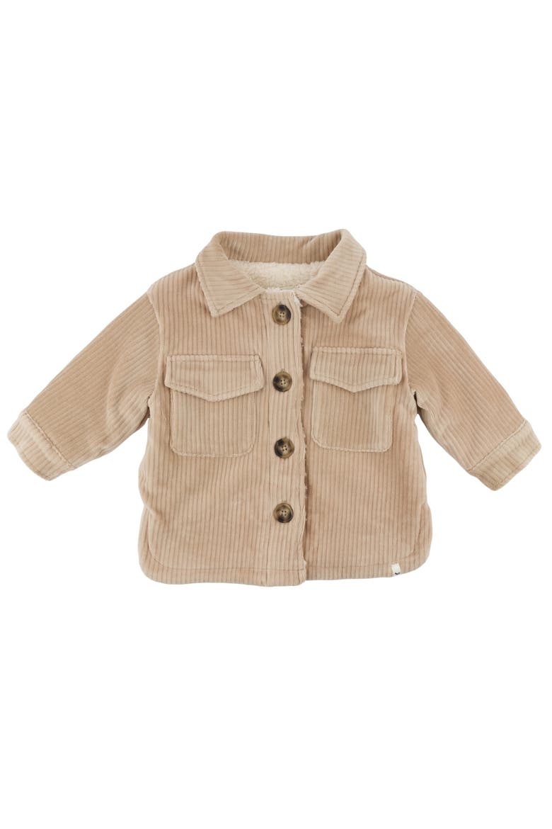 Corduroy With Snowdrift Shacket-Little Kid, Main, color, Sand