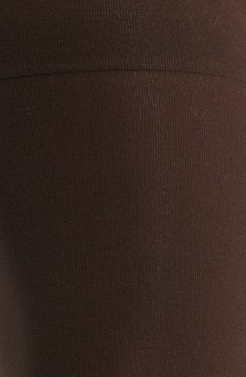 Hue Qpaque Over The Knee Socks In Brown