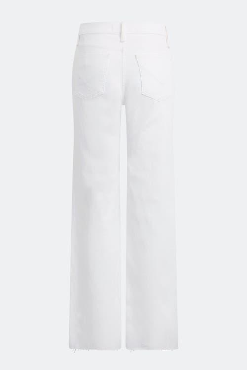 Hudson Jeans Jodie Wide Leg Full Length Trouser In White