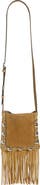 Valentino Garavani Small Nellcôte Fringed Studded Suede Crossbody Bag