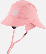 Deux par Deux Waterproof Wide Brim Adjustable Rain Hat