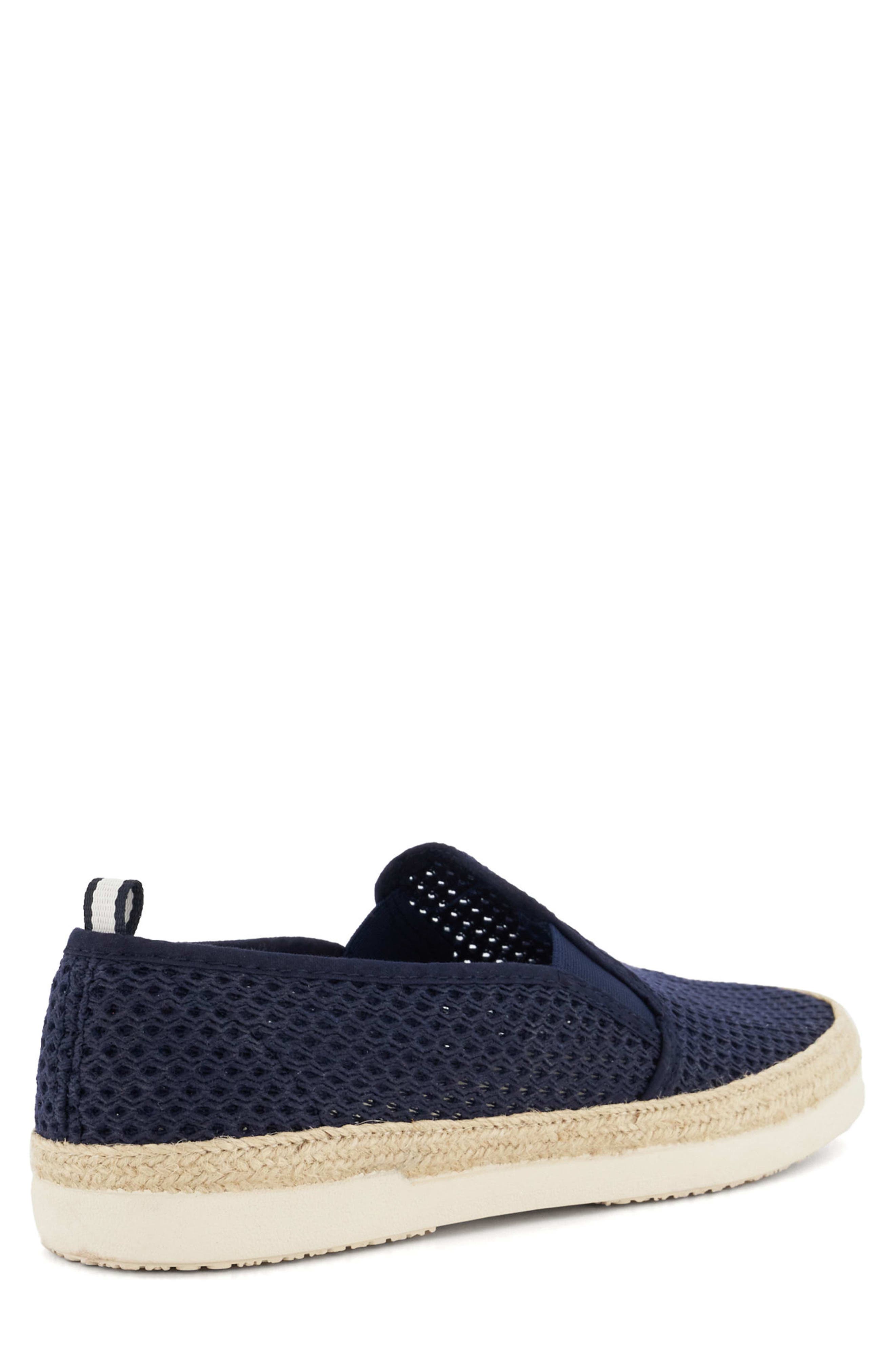 Dune London Fisherr Espadrille Slip-On Shoe, Alternate, color, Navy