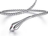 Gabriel & Co. Ruby Snake Bujukan Bypass Bracelet