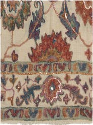 GERARD DAREL Hand-Embellished Wool Silk Shawl