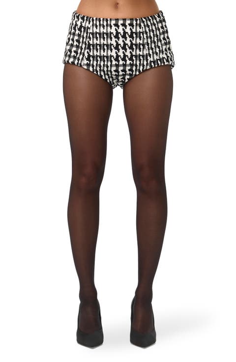 Houndstooth Shorts