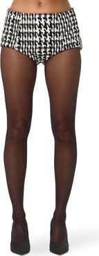 Naked Wardrobe Houndstooth Shorts