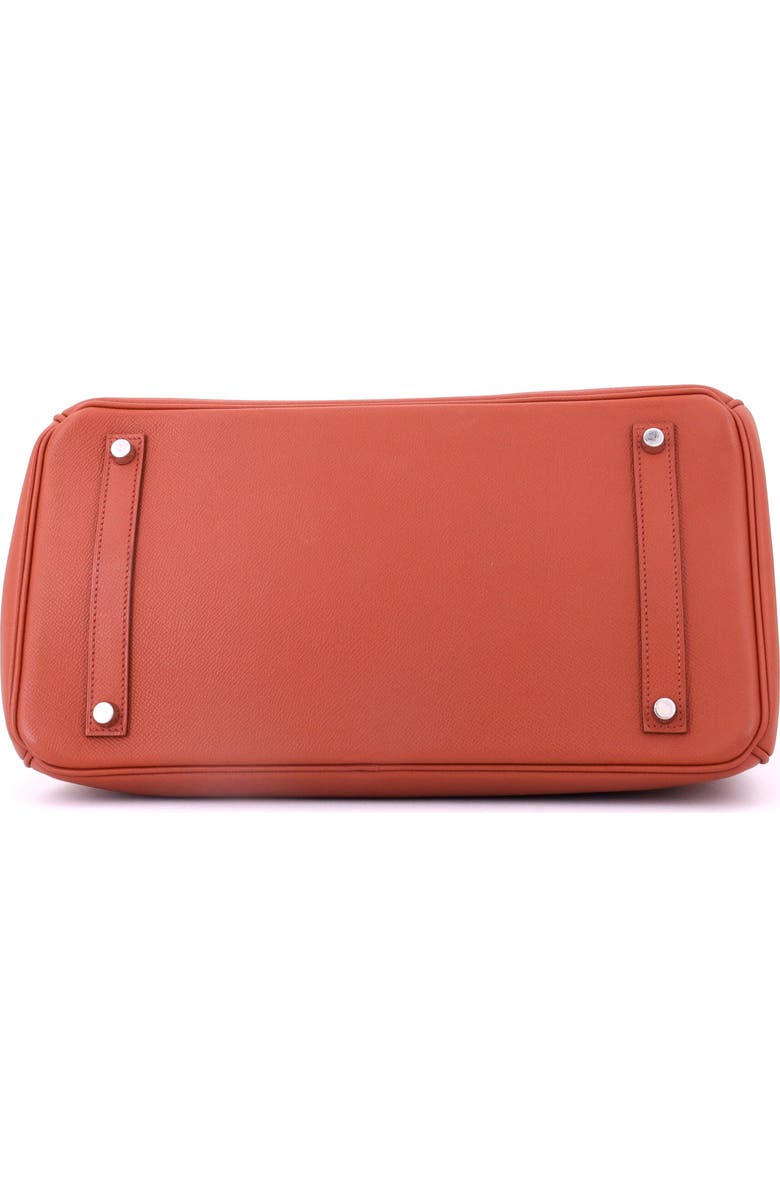 Pre-Owned Hermes Birkin Handbag Orange Epsom with Palladium Hardware 35, Alternate, color, Brique