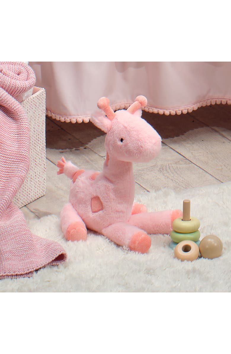 Lambs & Ivy Snuggle Jungle Giraffe Plush Stuffed Animal Toy - Snuggles, Alternate, color, Pink