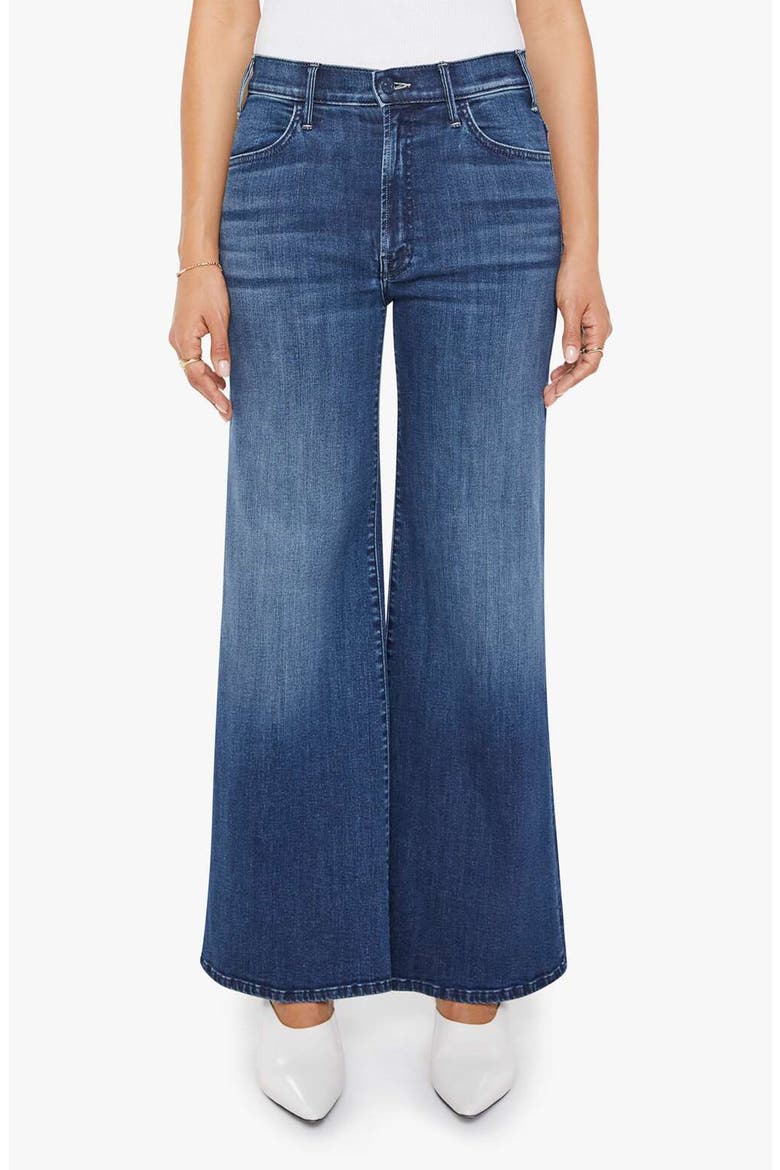 The Lil' Hustler Roller Skimp High Waist Wide Leg Jeans, Main, color, HEIRLOOM