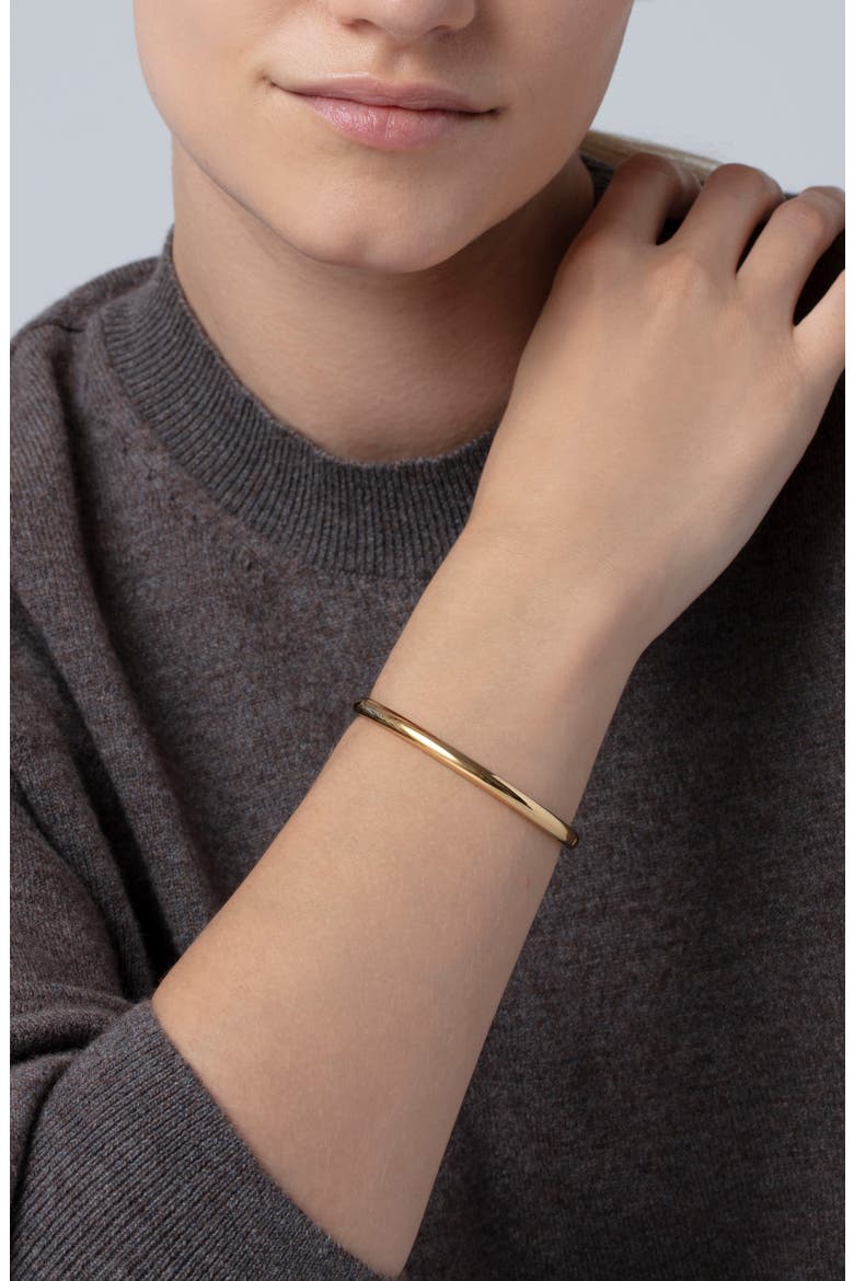 Remi Hinge Bangle Bracelet, Alternate, color, HIGH POLISH GOLD