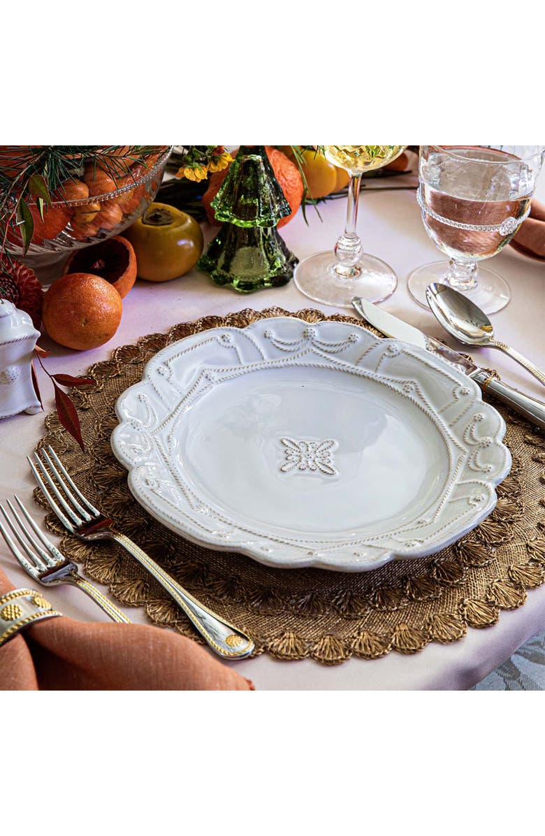 Juliska Jardins du Monde Whitewash 16-Piece Dinnerware Set, Alternate, color, Whitewash