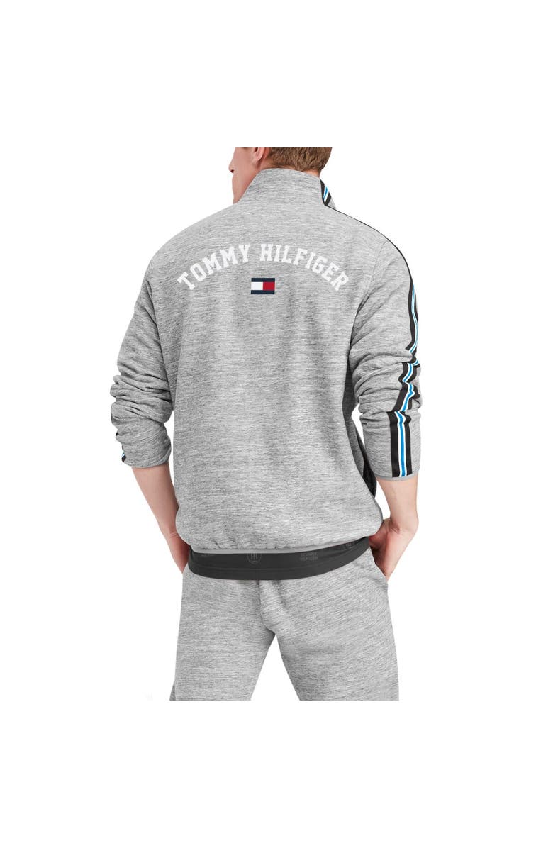 Tommy Hilfiger Men's Tommy Hilfiger Heathered Gray Carolina Panthers Mario Quarter-Zip Jacket, Alternate, color, Heather Gray