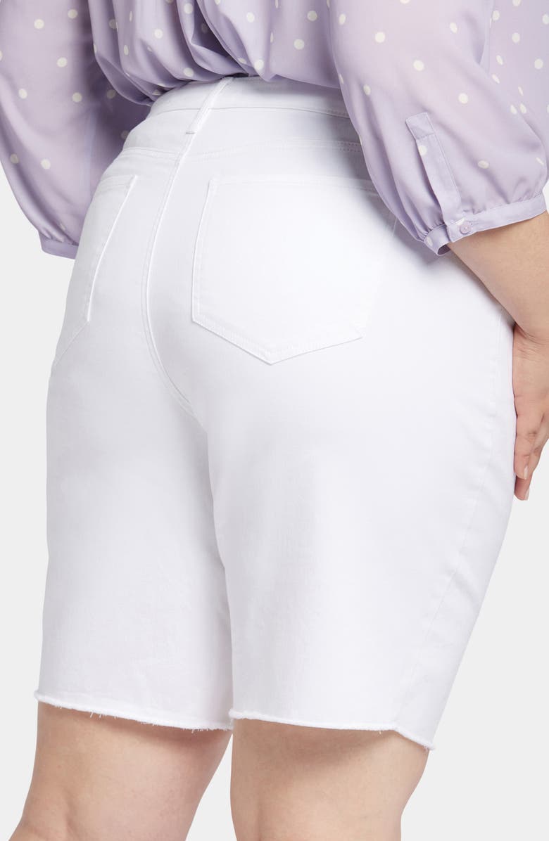 NYDJ Frayed Denim Boyfriend Shorts, Alternate, color, 