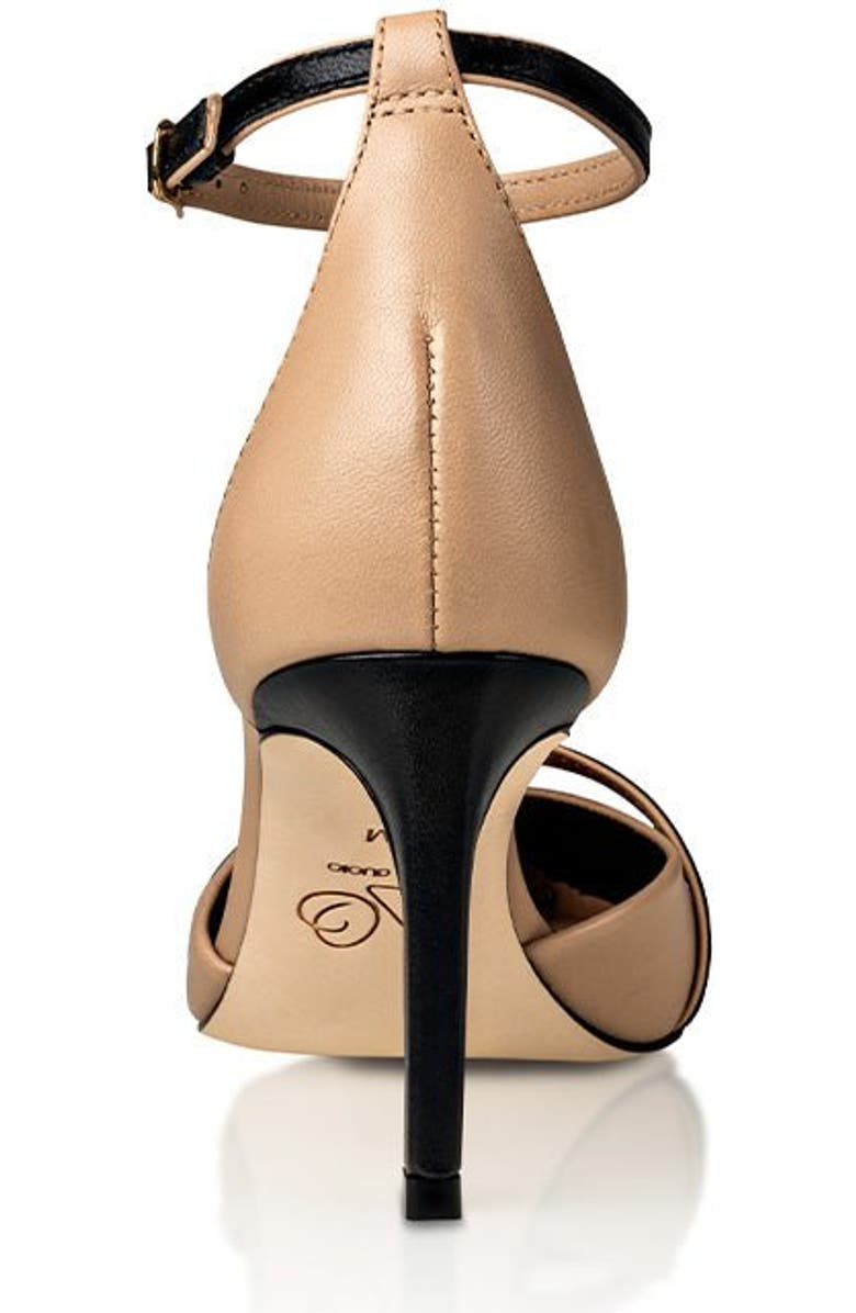 Joan Oloff Shoes Desiree Pump, Alternate, color, Black Creme