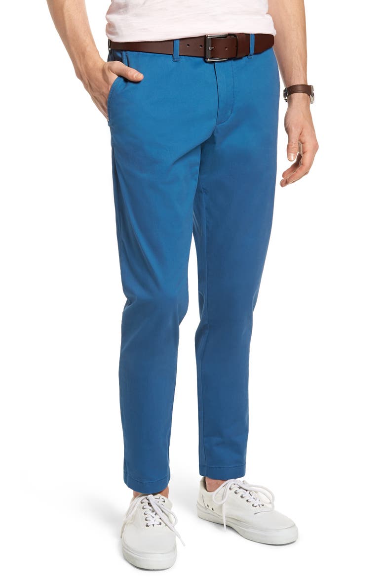 Ballard Slim Fit Stretch Chino Pants, Main, color, BLUE DARK