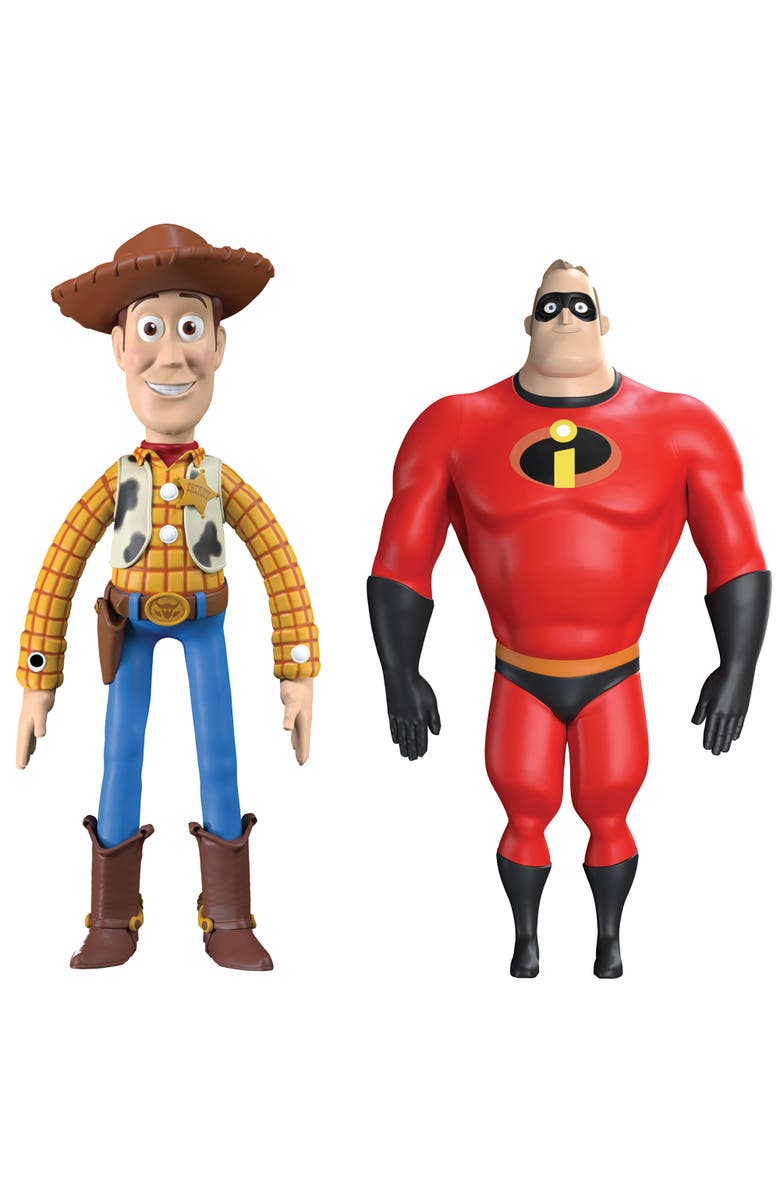 FleXfigs Pixar Woody & Mr. Incredible 2 Character Pack Ages 3+, Main, color, Multicolored